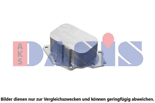 AKS DASIS масляный радиатор, двигательное масло 166007N
